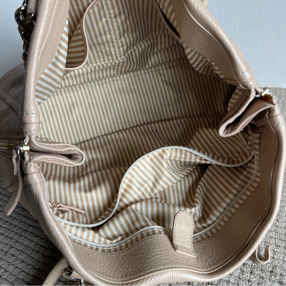 Kate Spade Large Tote Shoulder Bag with chain handles. Cream  color - Picture 11 of 16